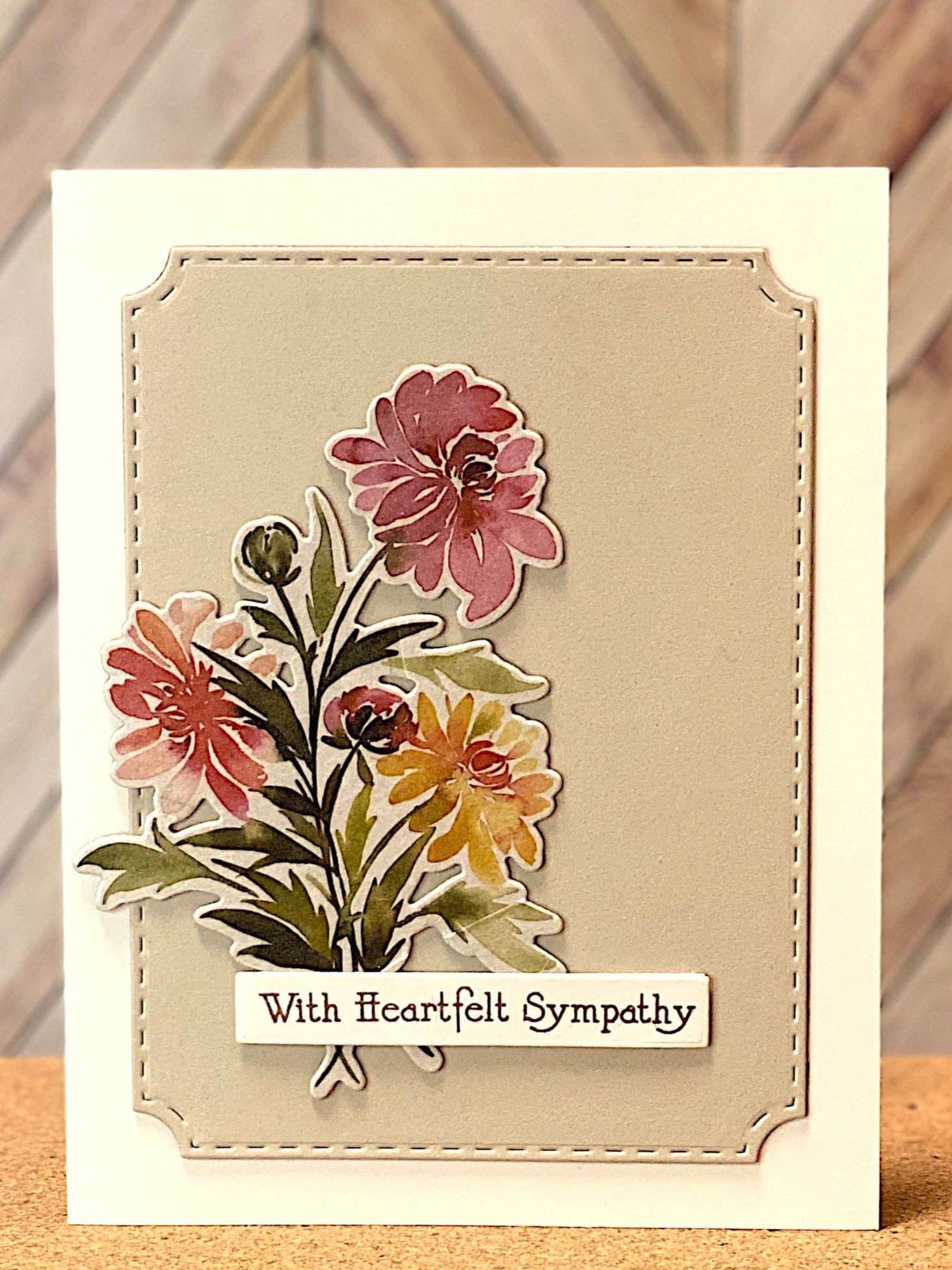 Chrysanthemum Sympathy Cards