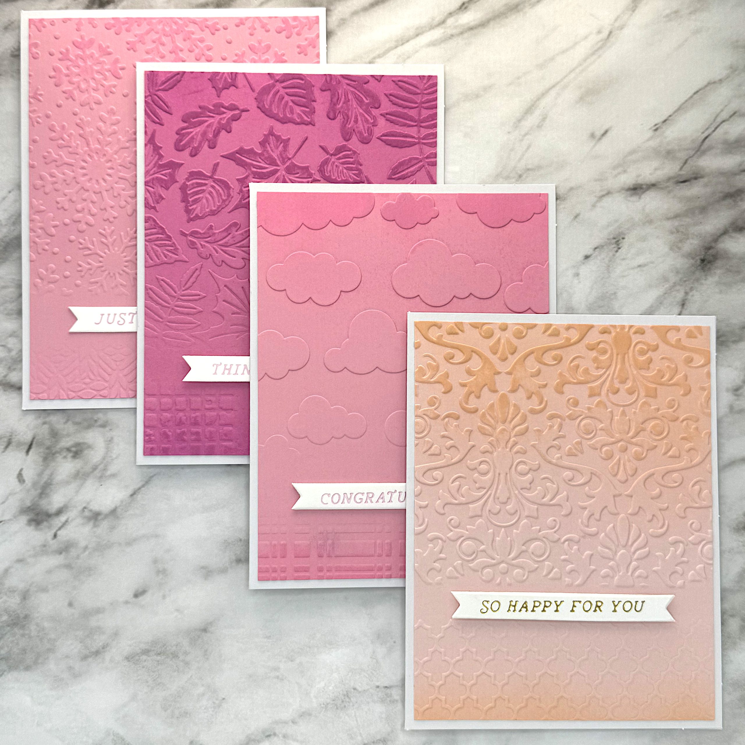 Extraordinary Embossing Folders